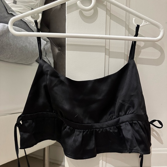 Side Tie Babycoll Camisole from Garage - Picture 2 of 4